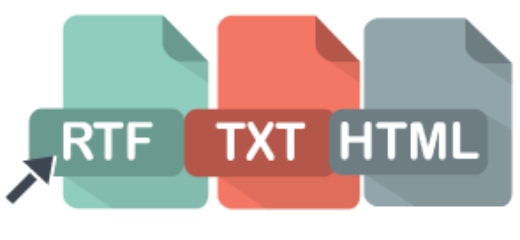 Copy Paste RTFTXTHTML