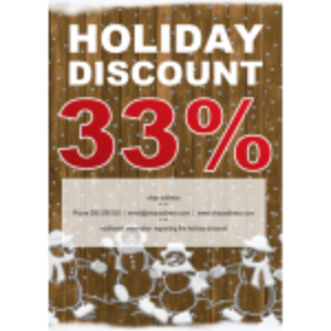 Holiday Sale Flyer thumb