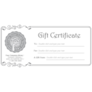 Corporate Logo Gift Certificate thumb