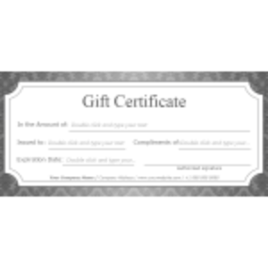 Luxurious Frame Gift Certificate thumb