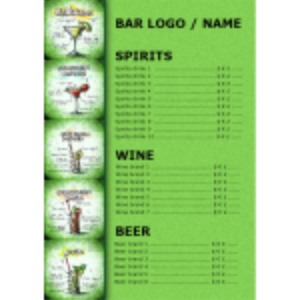 Bar Menu Template thumb