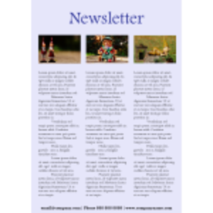 Simple Newsletter Design thumb