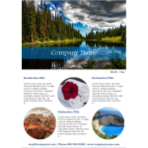 Travelling Agency Newsletter thumb