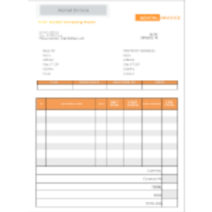 Rental Invoice thumb