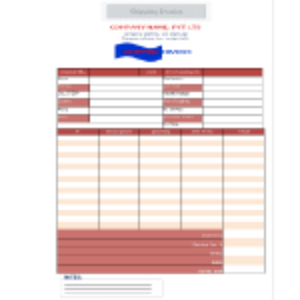 Shipping Invoice thumb