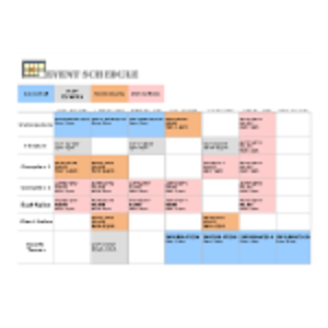 Event Schedule thumb