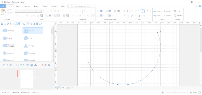 Step 3 Drawing Custom Shape Using Tools