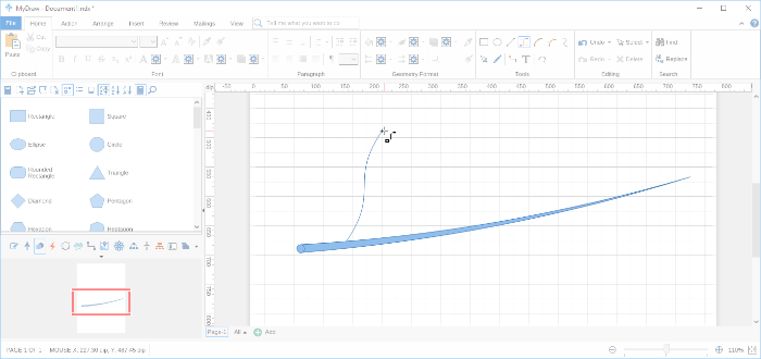 Step 10 Drawing Custom Shape Using Tools