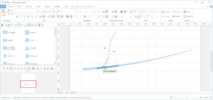 Step 12 Drawing Custom Shape Using Tools
