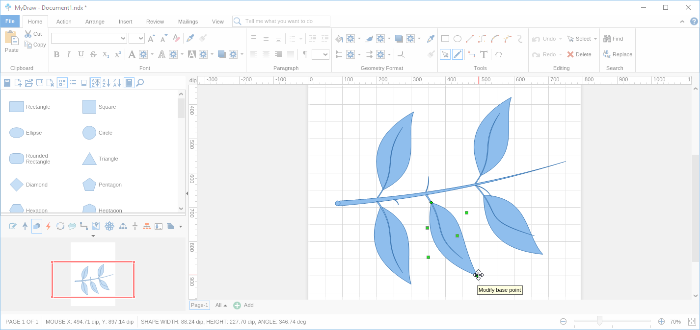 Step 21 Drawing Custom Shape Using Tools