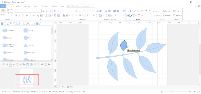 Step 25 Drawing Custom Shape Using Tools