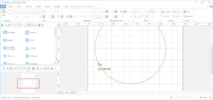 Step 6 Drawing Custom Shape Using Tools