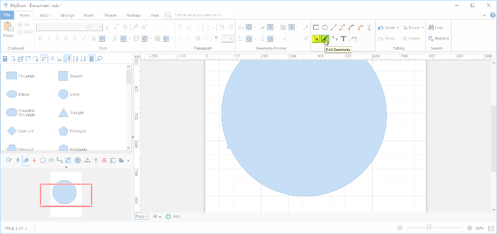 Step 7 Drawing Custom Shape Using Tools