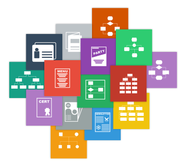 Thousands of Diagram Templates
