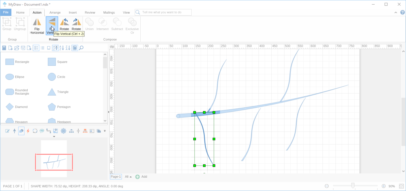 Step 15 Drawing Custom Shape Using Tools