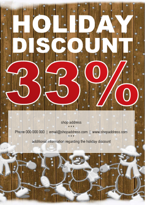 Holiday Sale Flyer