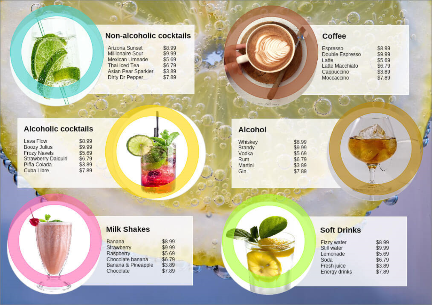 Menu preview 1
