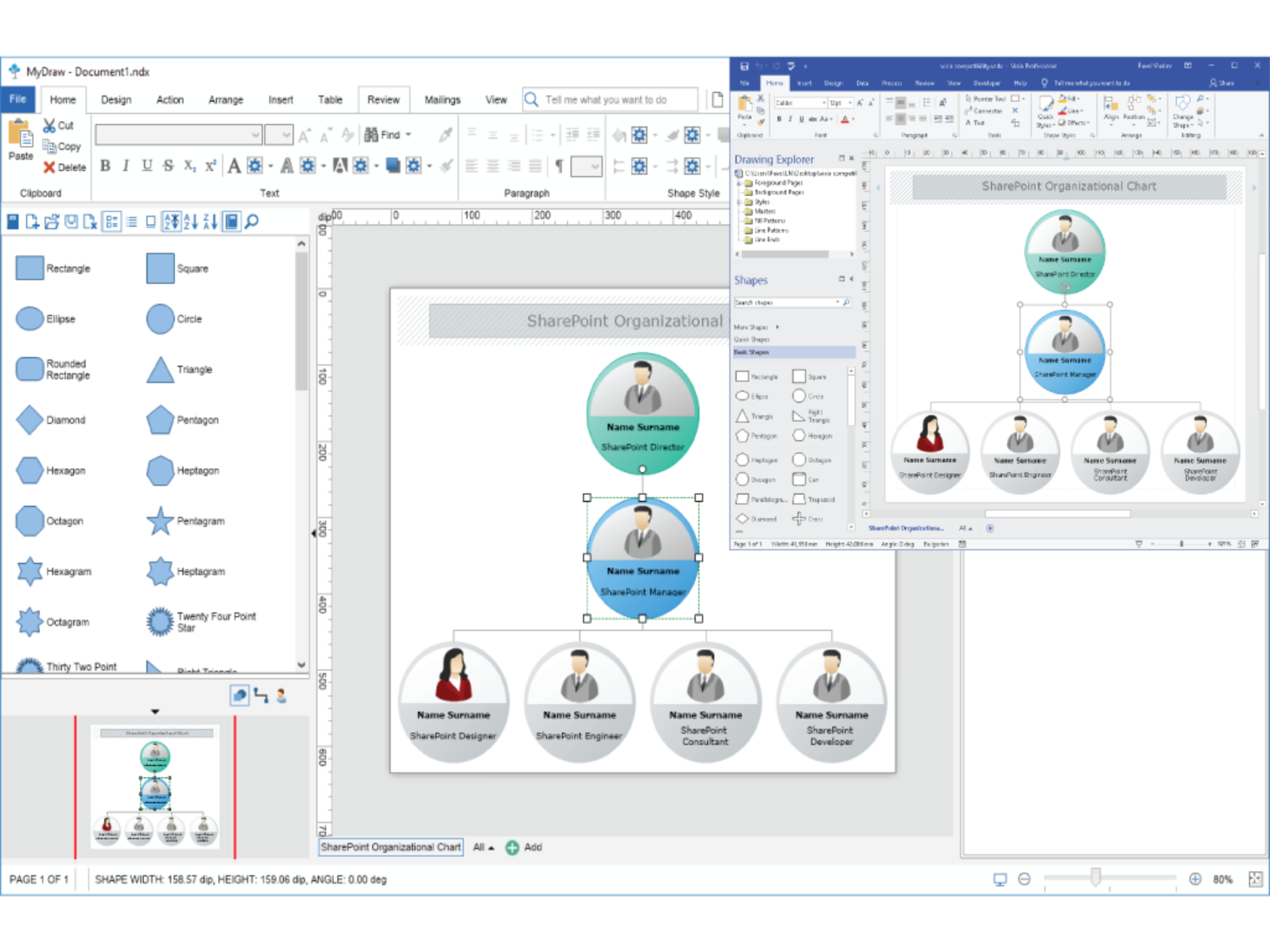 Visio Compatibility Screenshot