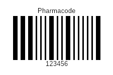 Pharmacode barcode