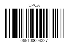 Upc a barcode