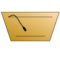 Podium with mic