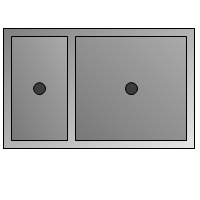 Split sink