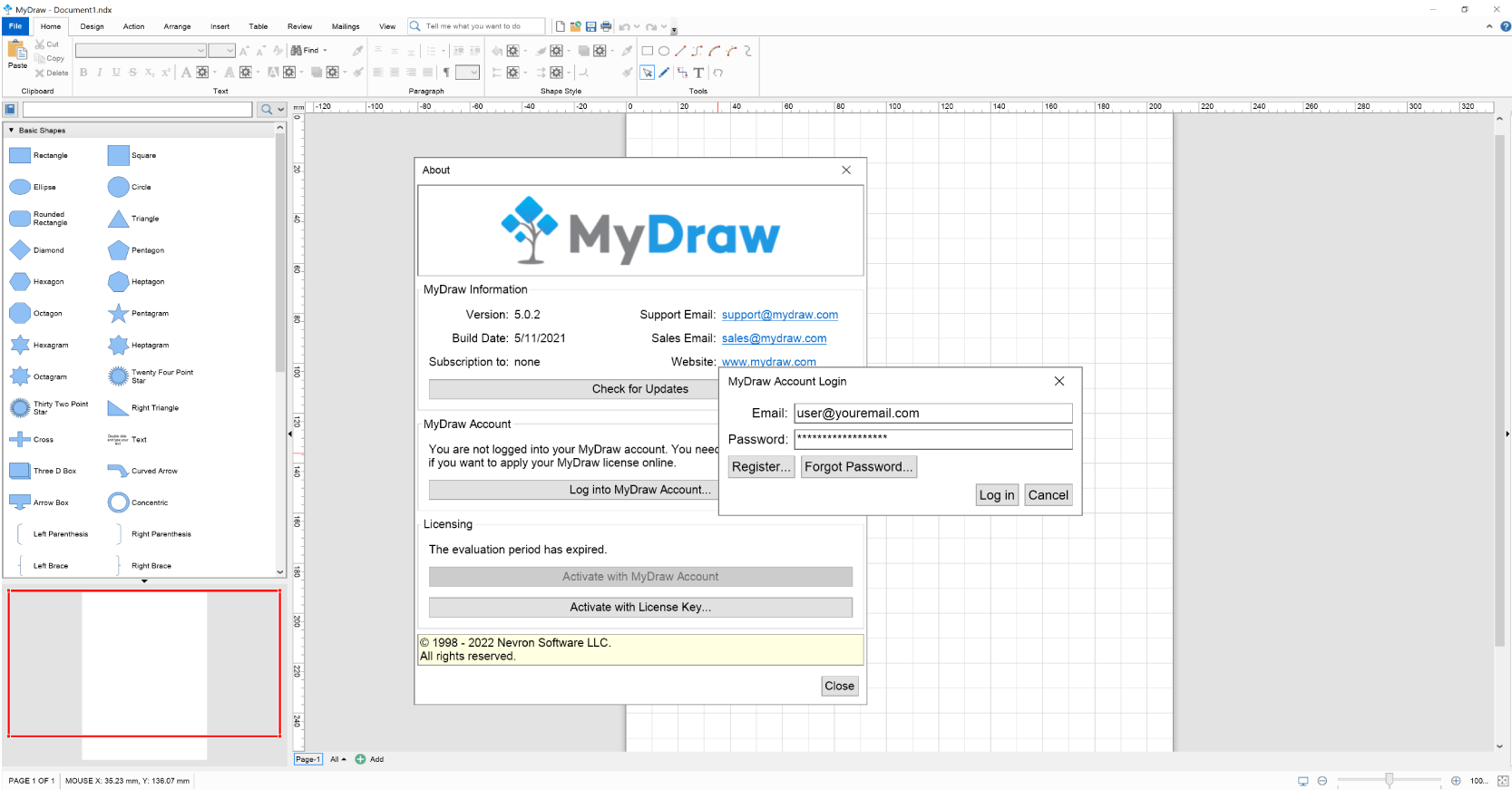 My Draw Activating License Step 3