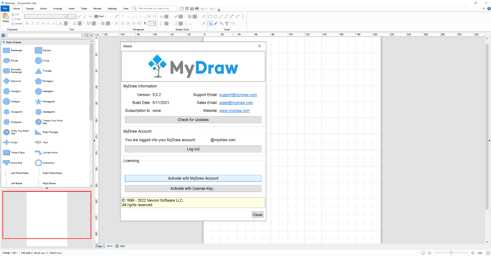 My Draw Activating License Step 4
