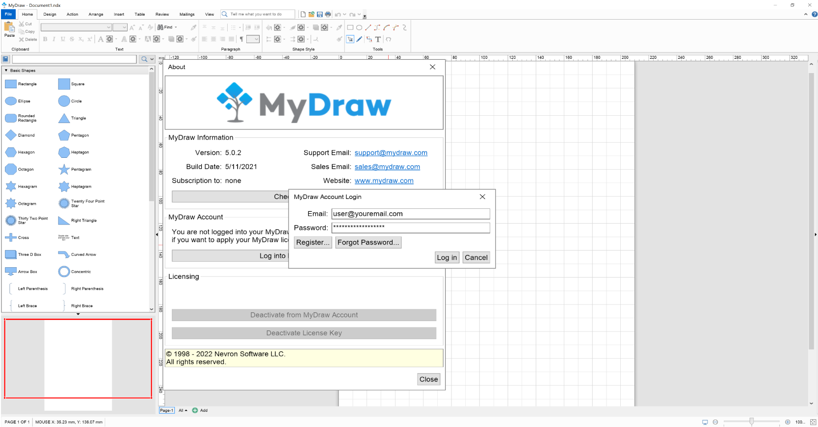 My Draw Deactivating License Step 3