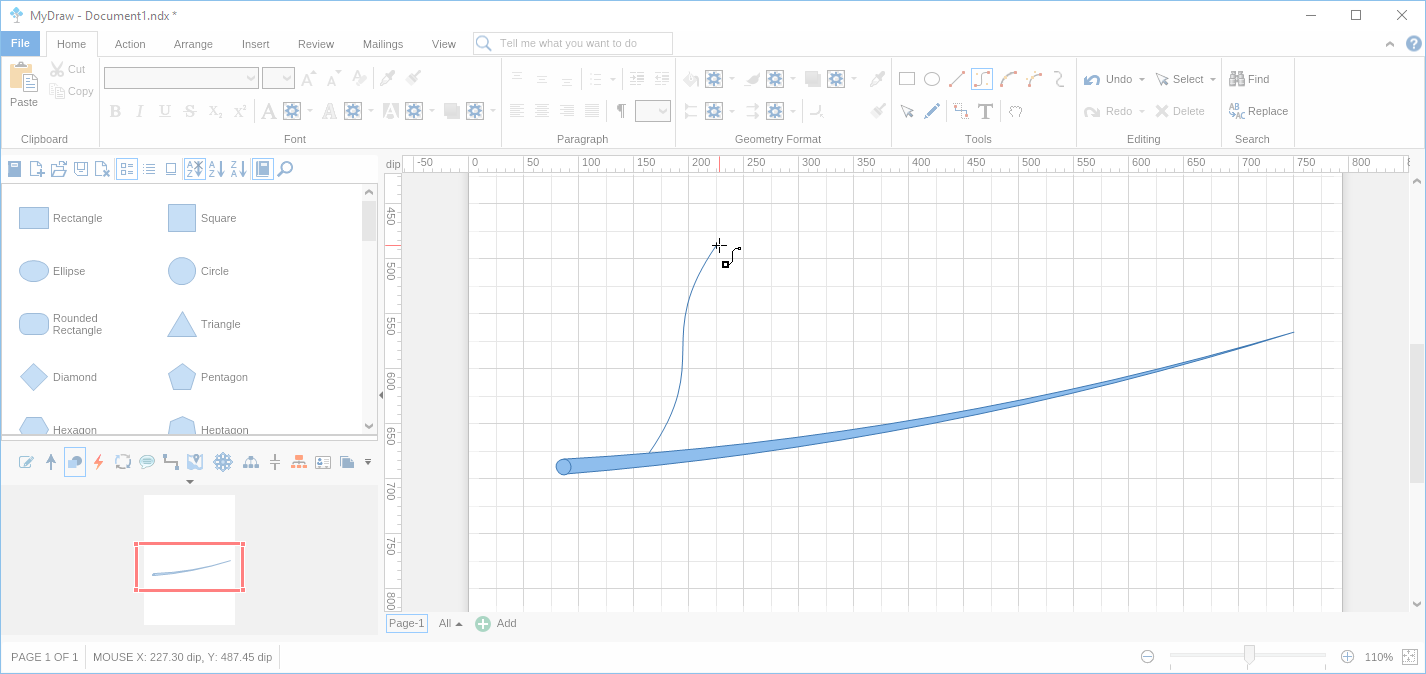 Step 10 Drawing Custom Shape Using Tools