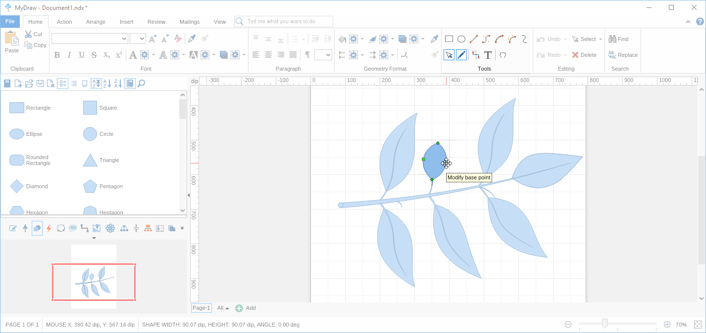 Step 25 Drawing Custom Shape Using Tools