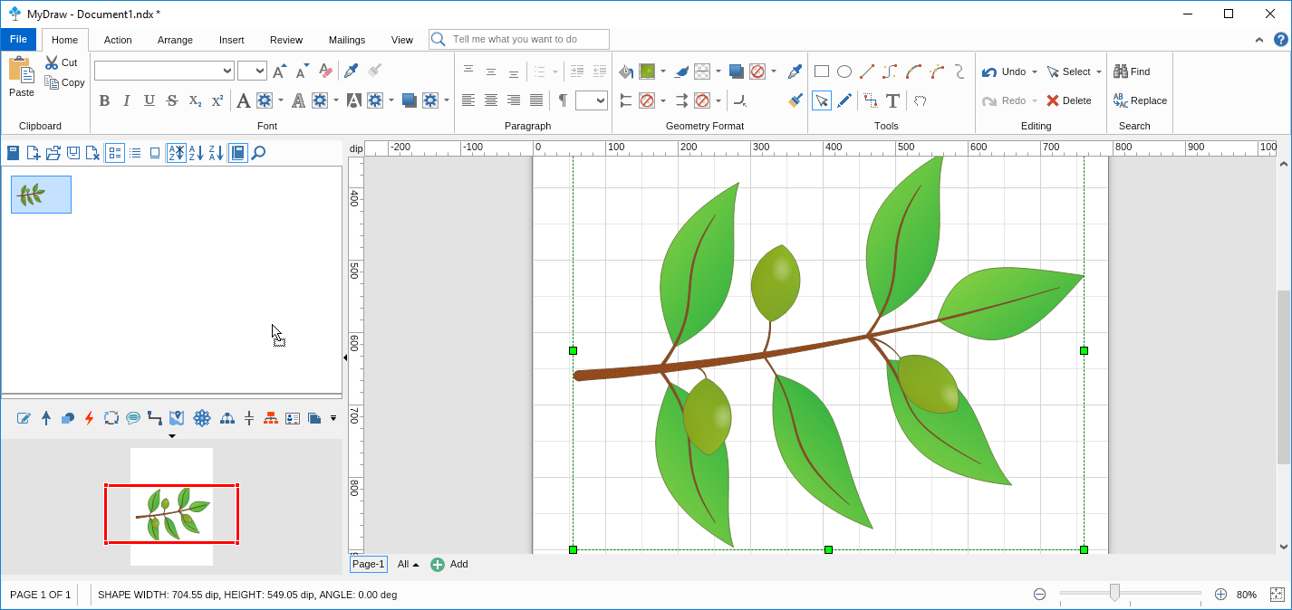 Step 31 Drawing Custom Shape Using Tools