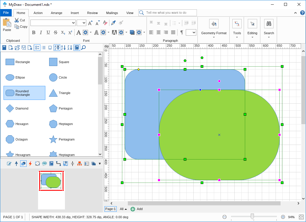 Rounded Corner Rectangle