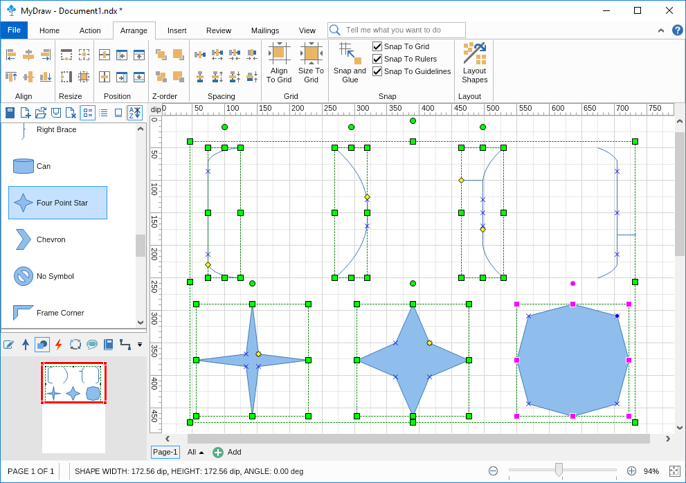 Smart Shapes Brackets