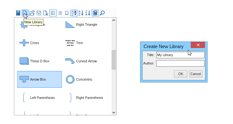 Creating New Library with My Draw