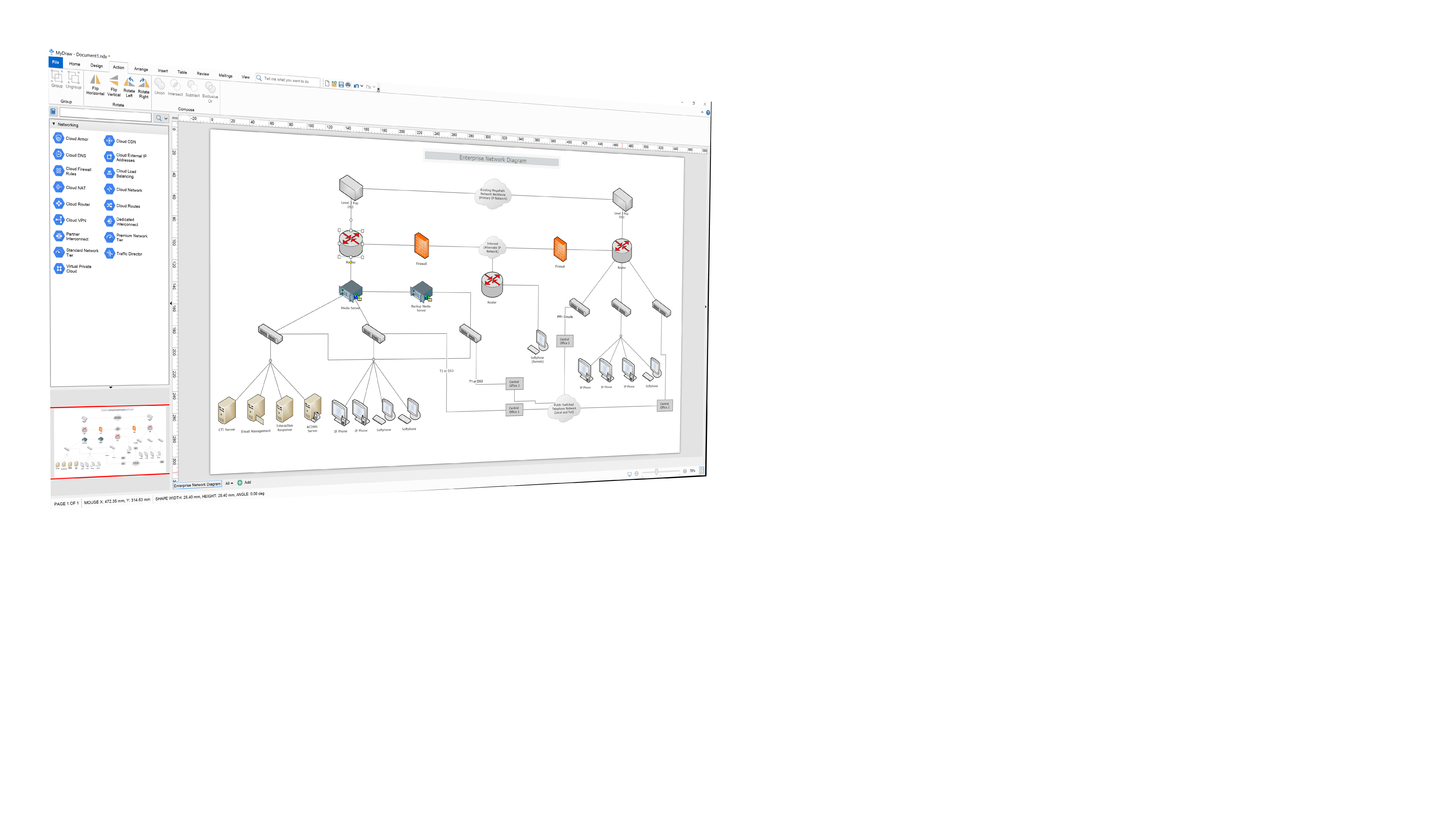 Network Diagram template