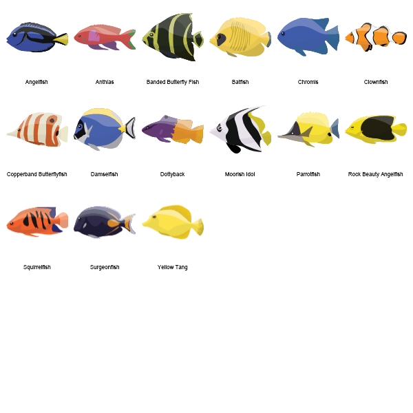 Coral Fishes Preview Large