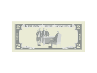 2 Dollaras Bill Back