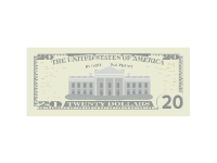 20 Dollaras Bill Back