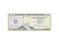 50 Dollars Bill Front