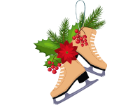 Christmas Decoration Skates