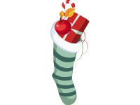 Christmas Green Sock