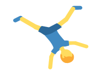 Man Cartwheeling