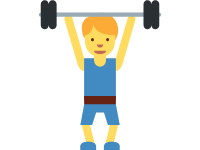 Man Lifting Weights