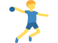 Man Playing Handball