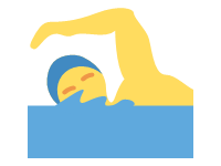 Man Swimming