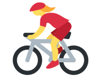 Woman Biking