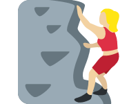 Woman Climbing