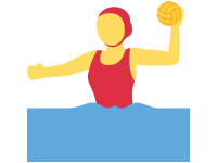Woman Playing Water Polo