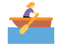 Woman Rowing Boat